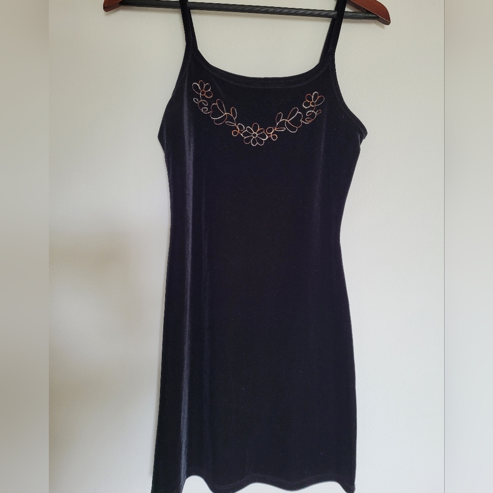 Y2k Velvet Mini Dress